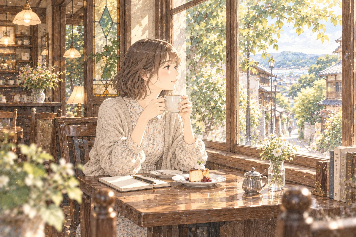いまの小さな過ごし方をイメージした一場面